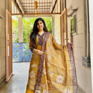 Women Mustard Heer Suit Set